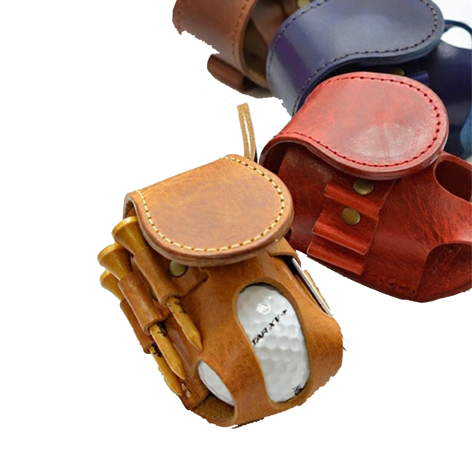 Genuine Leather Golf Pouch 7