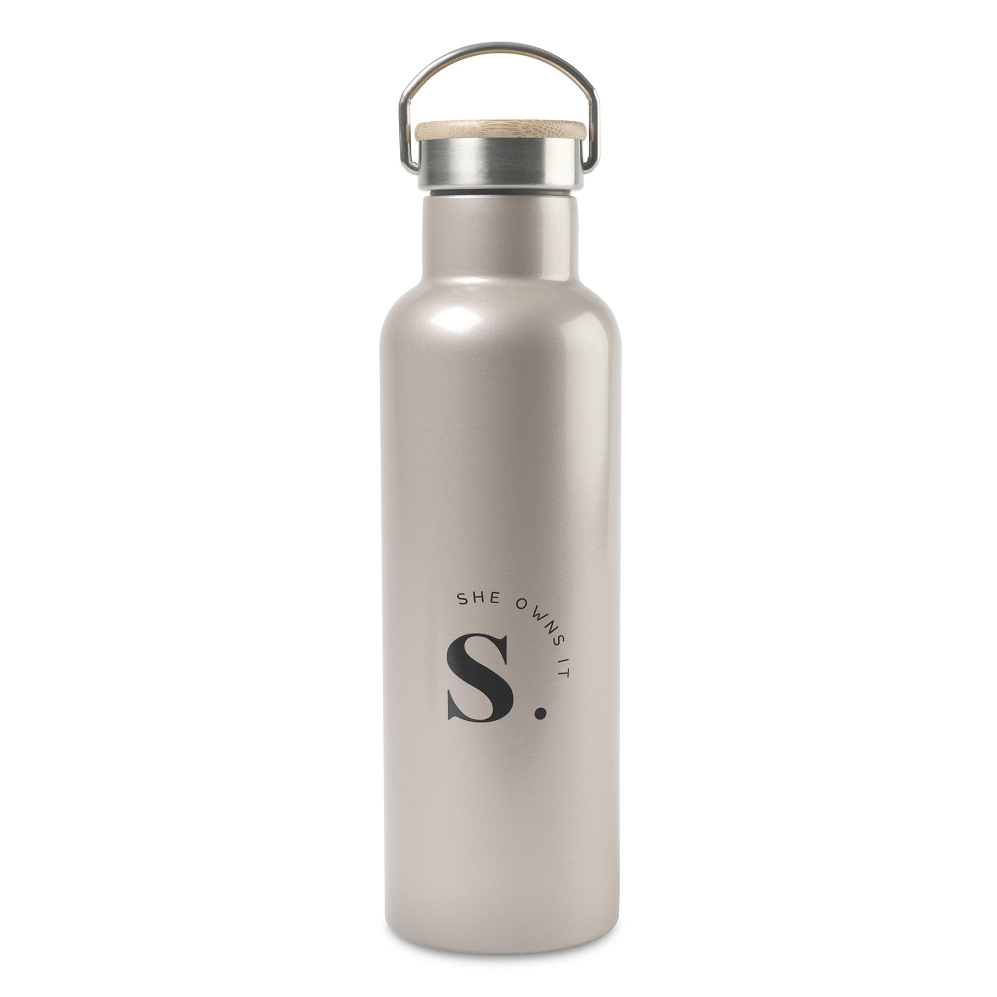 Aviana™ Metallics Double Wall Stainless Steel Wine Bottle - 25 Oz. 9
