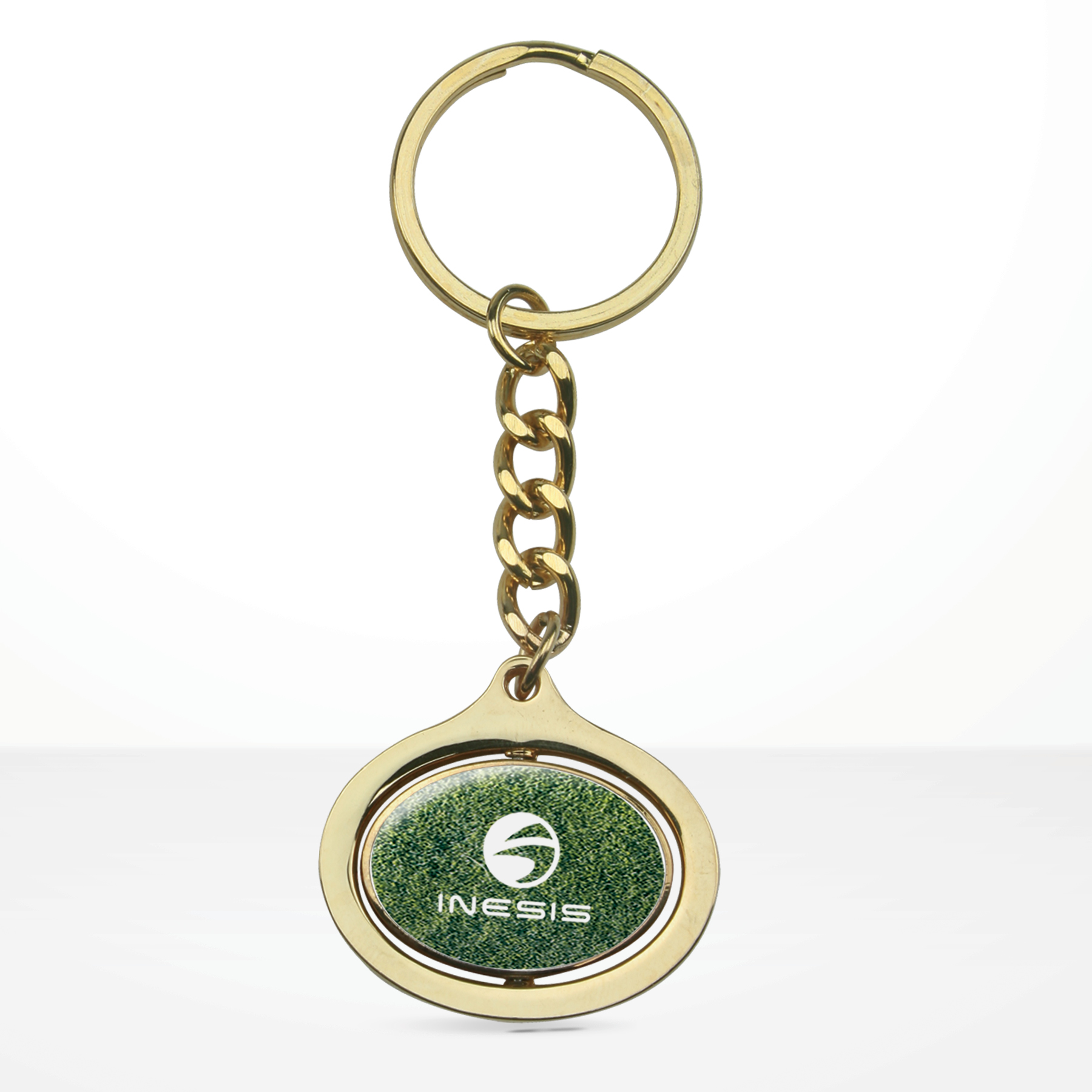 Stock Oval Dynamic Keychain (Express Photoart) 3