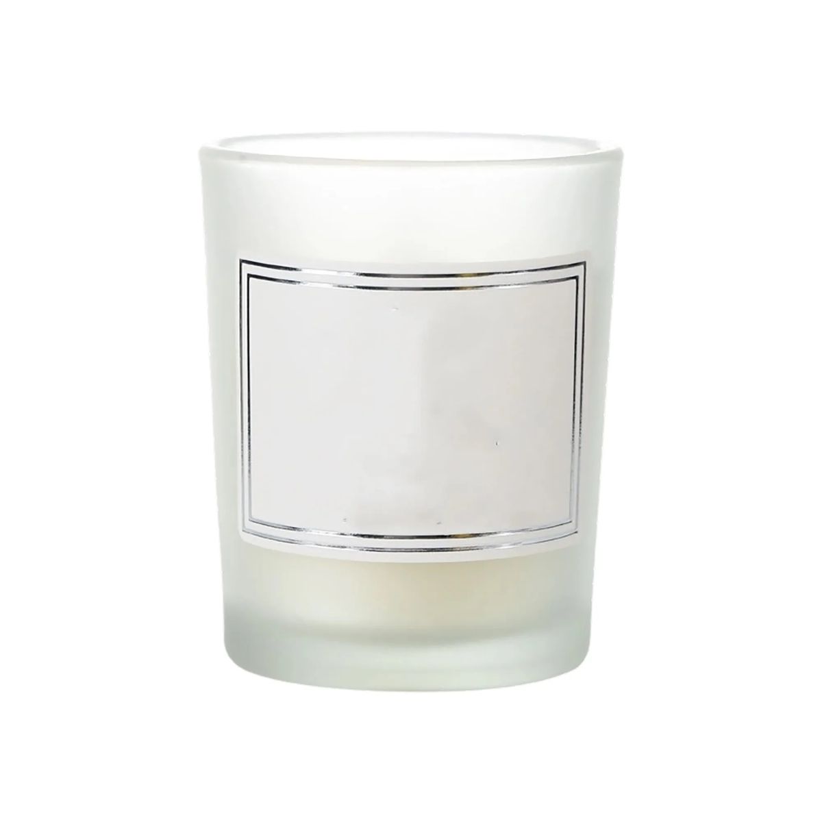Scented Soy Candle in Frosted Glass 4