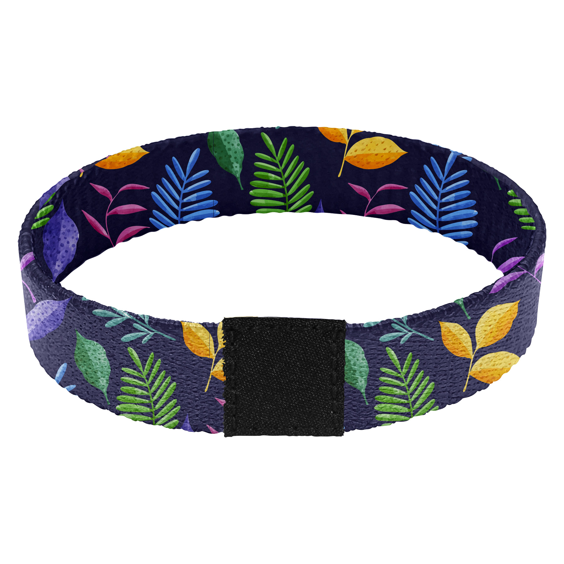 5/8'' Sublimation Elastic Polyester Wristband With Woven Label 18