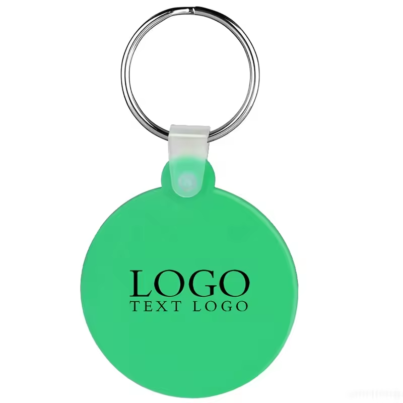 Round Silicone Keychain 6