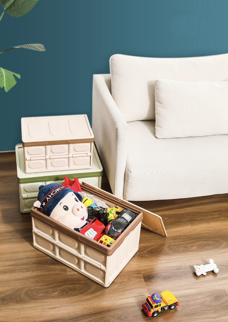 30L Collapsible Storage Bins with Lids 14