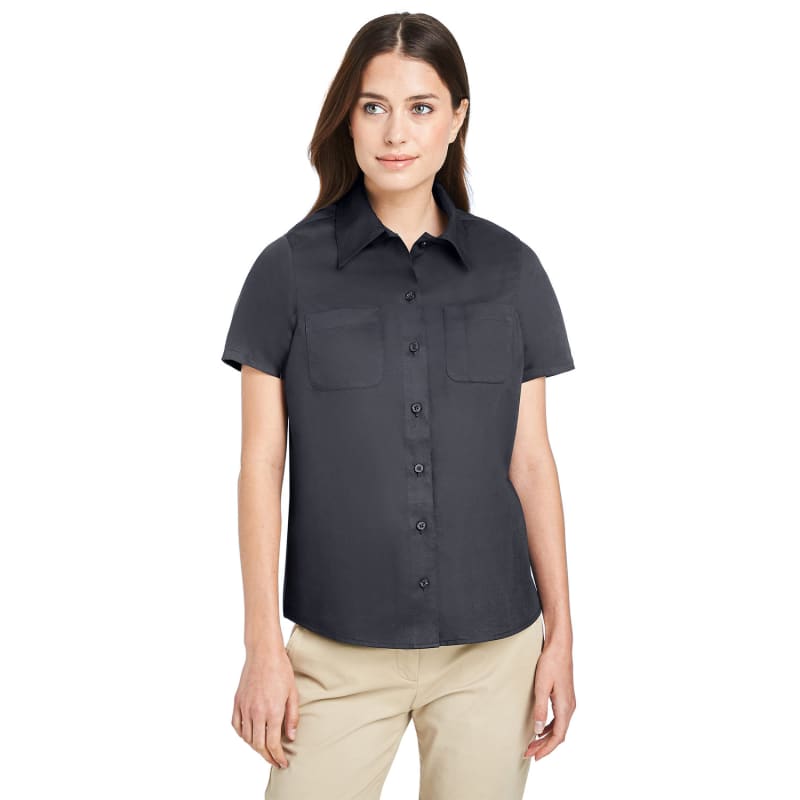 Harriton Ladies' Advantage IL Short-Sleeve Work Shirt 8