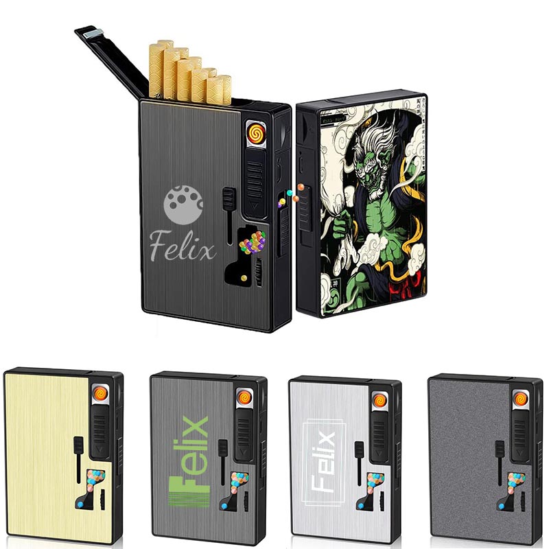 Cigarette Case With Electric Lighter 2