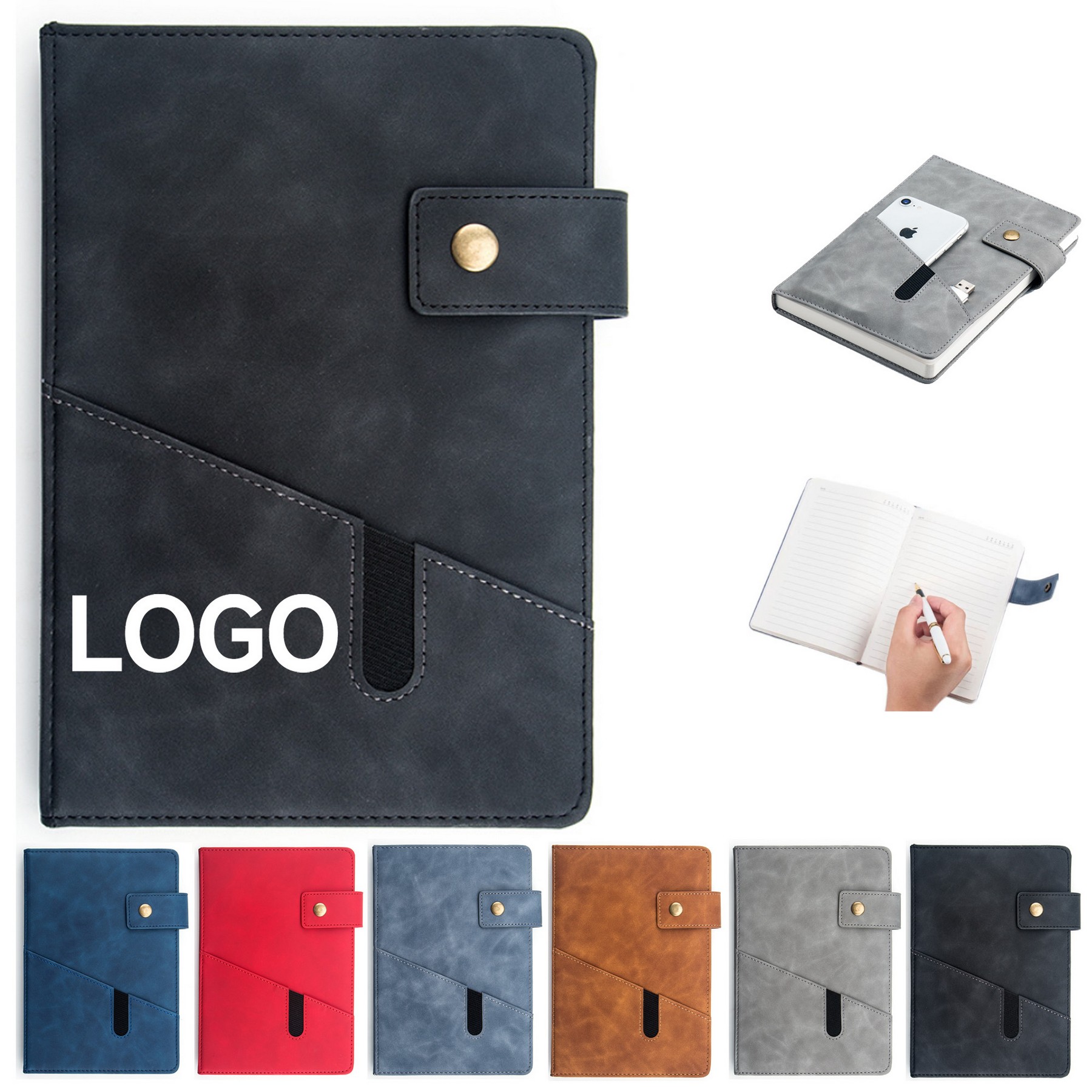 A5 Office Notebook With Buckle