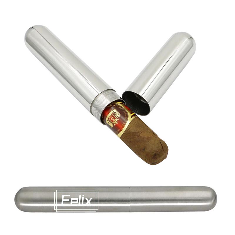Stainless Steel Cigar Tube 3