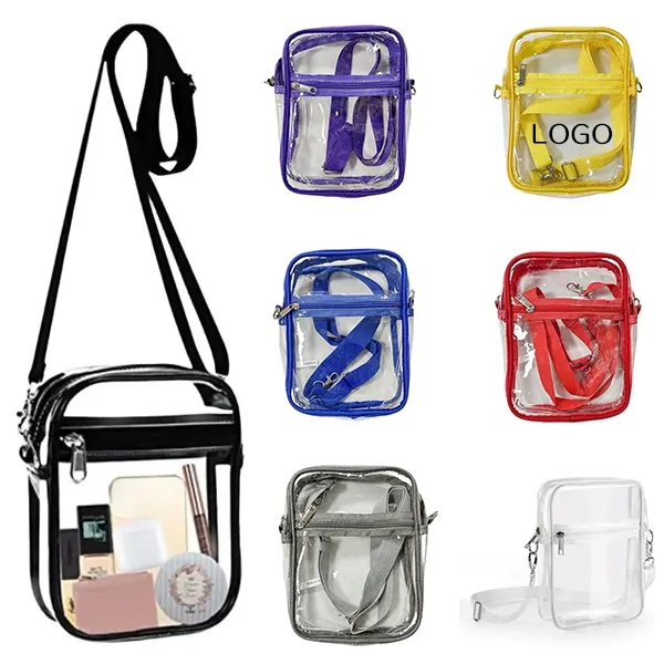 Transparent PVC Crossbody Purse with Clear Shoulder Bag 11