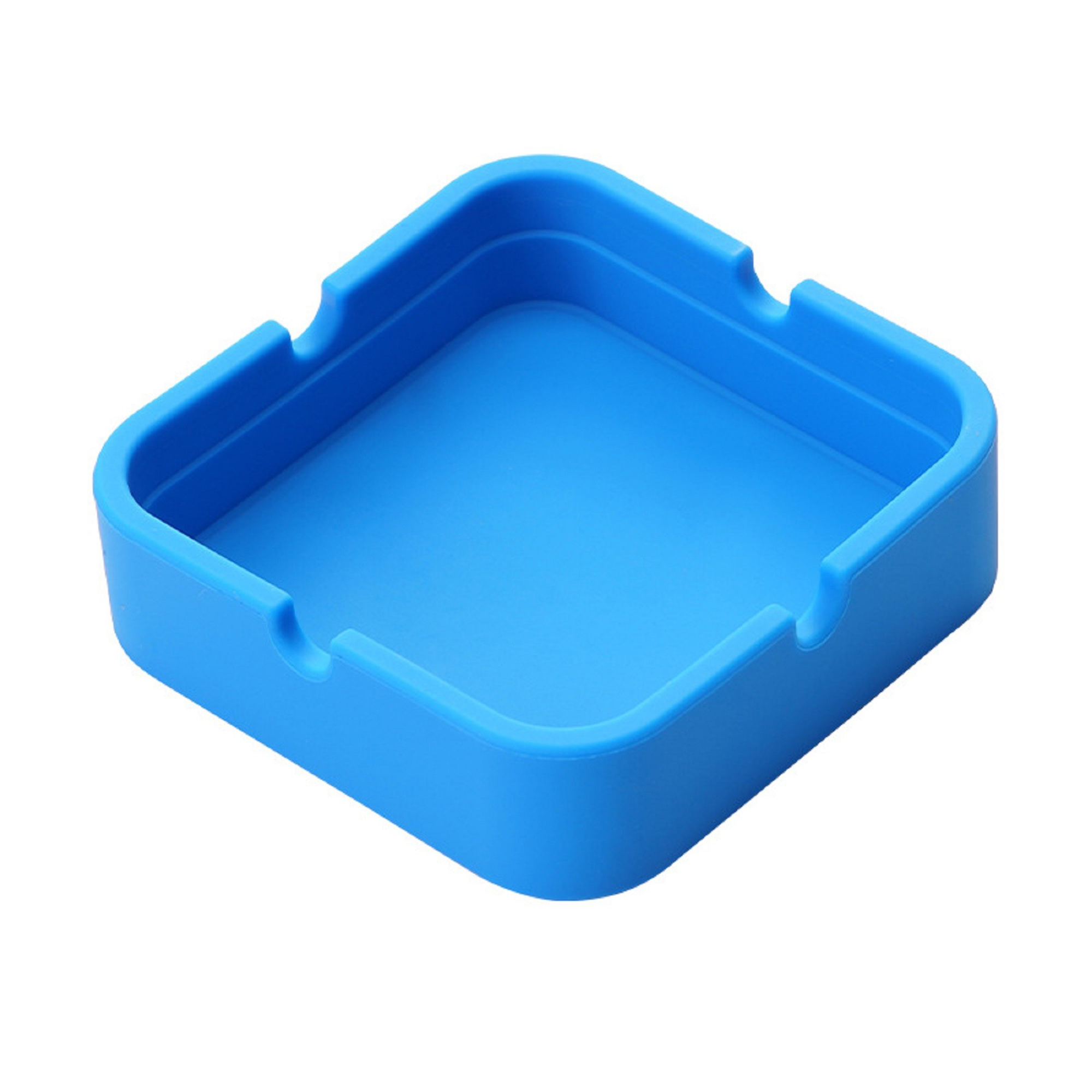 Square Silicone Ashtray Unbreakable 10