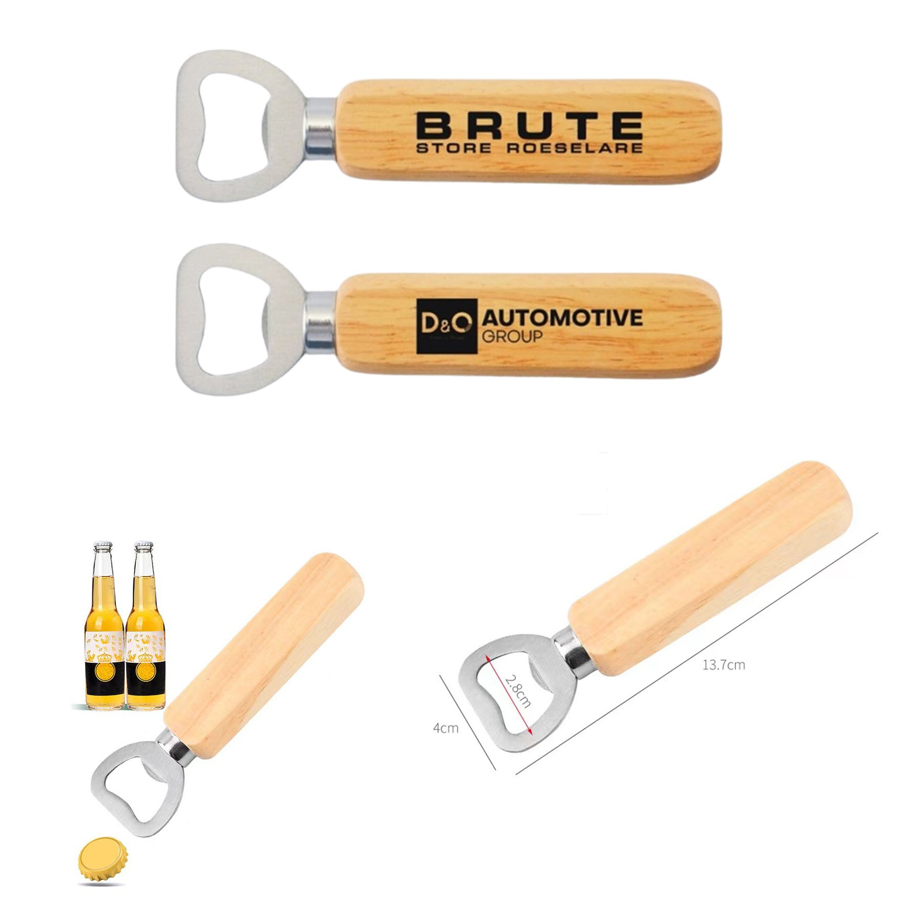 Wood Grip Stainless Steel Botter Opener 2