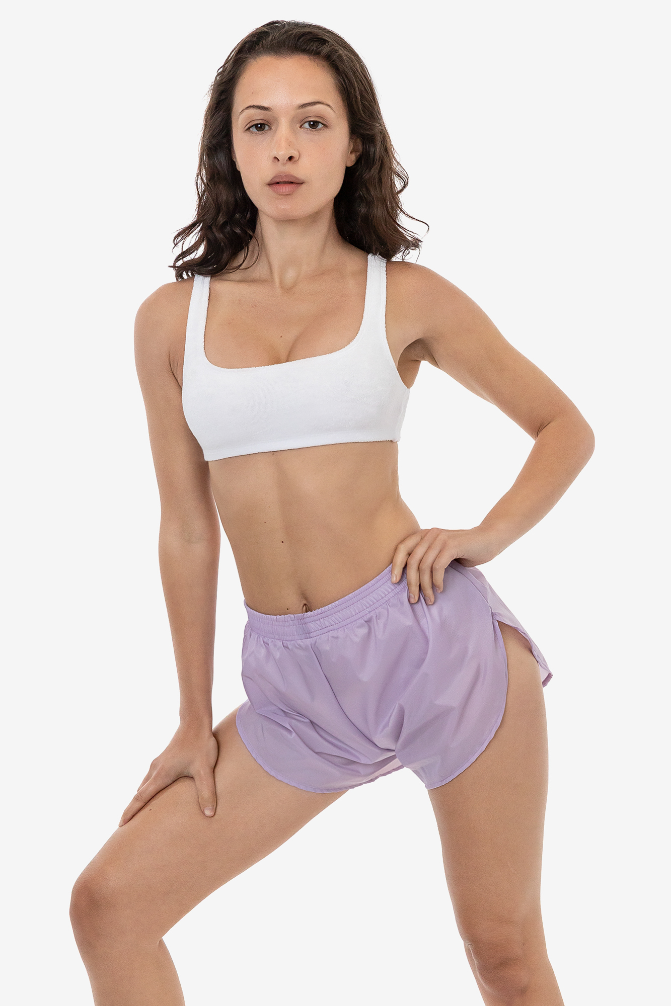 NYLON TAFFETA RUNNING SHORT 19