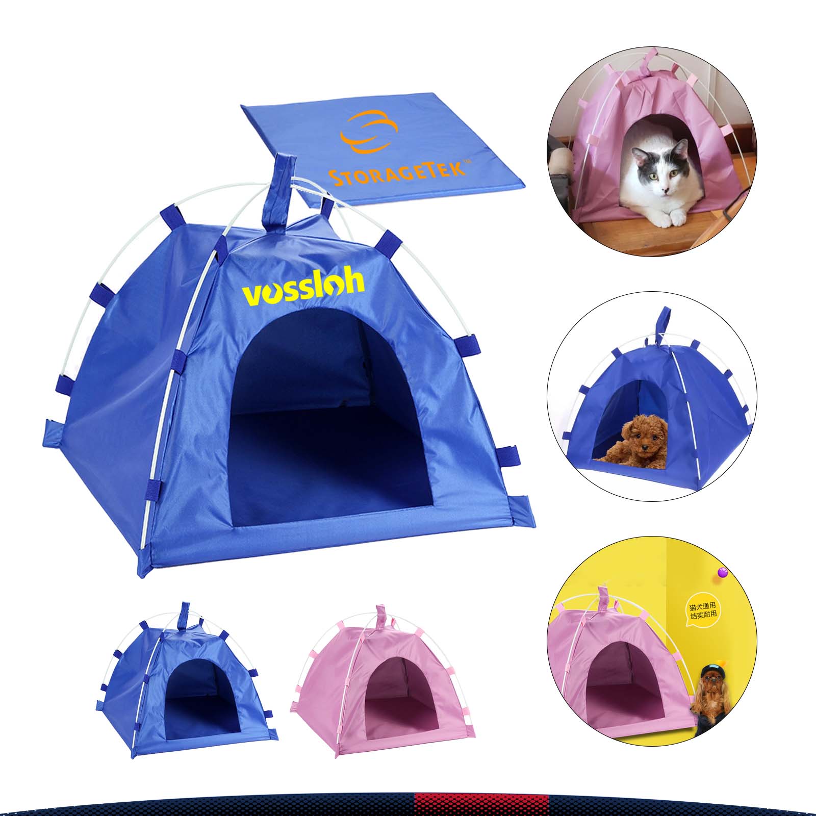 Puooy Detachable Pet Tent 2