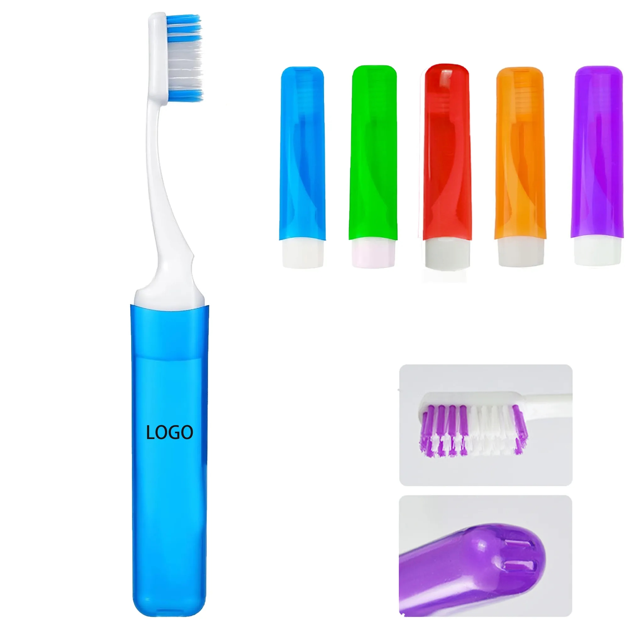 Folding Travel Toothbrush with Case 3