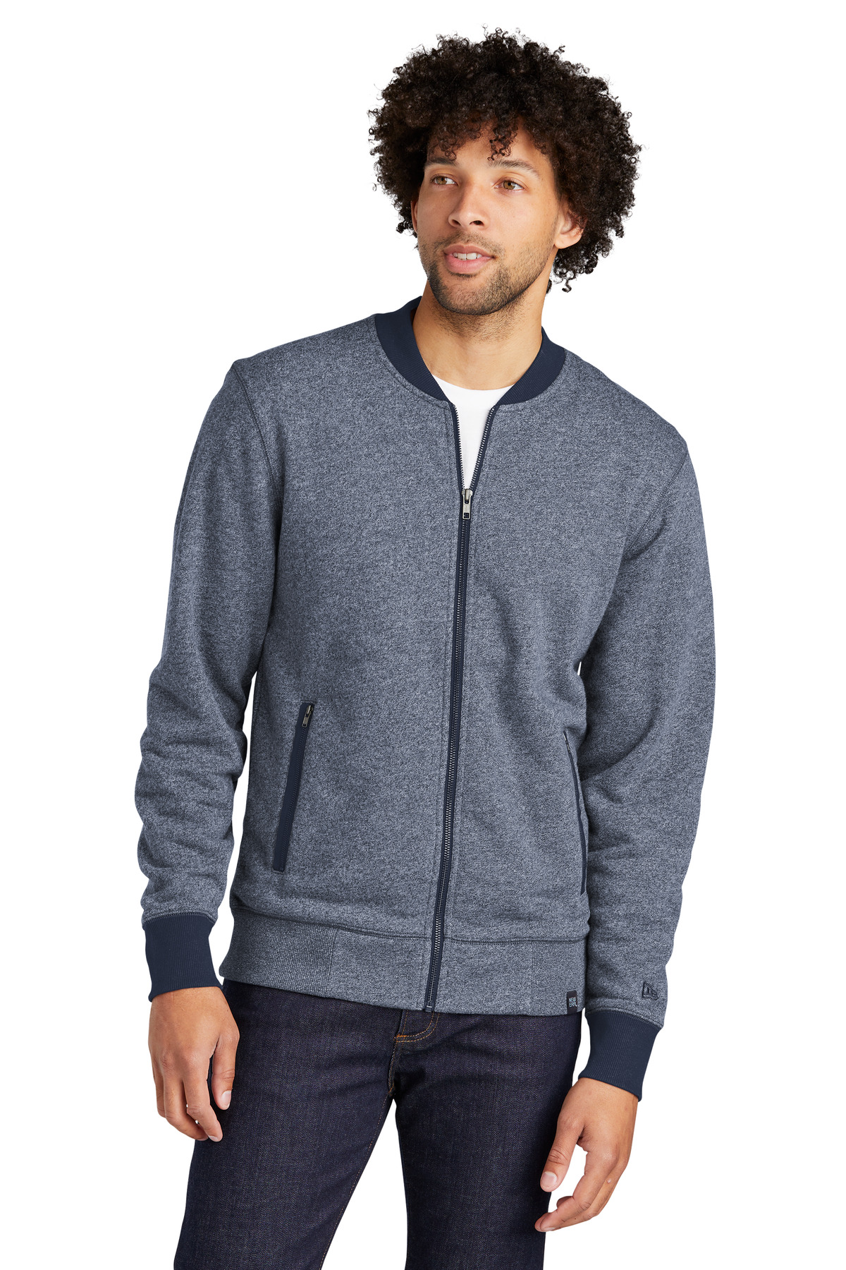 New Era French Terry Baseball Full-Zip. NEA503 21