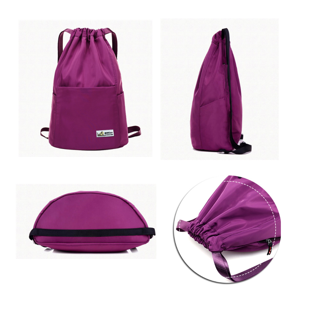 Premium Oxford Fabric Drawstring Unisex Backpack 3