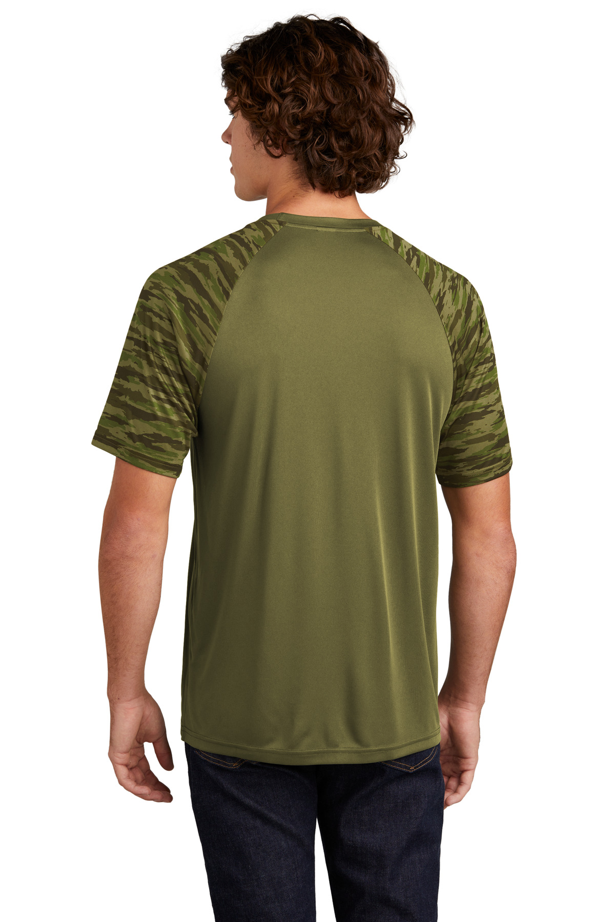 Sport-Tek Drift Camo Colorblock Tee ST376 30