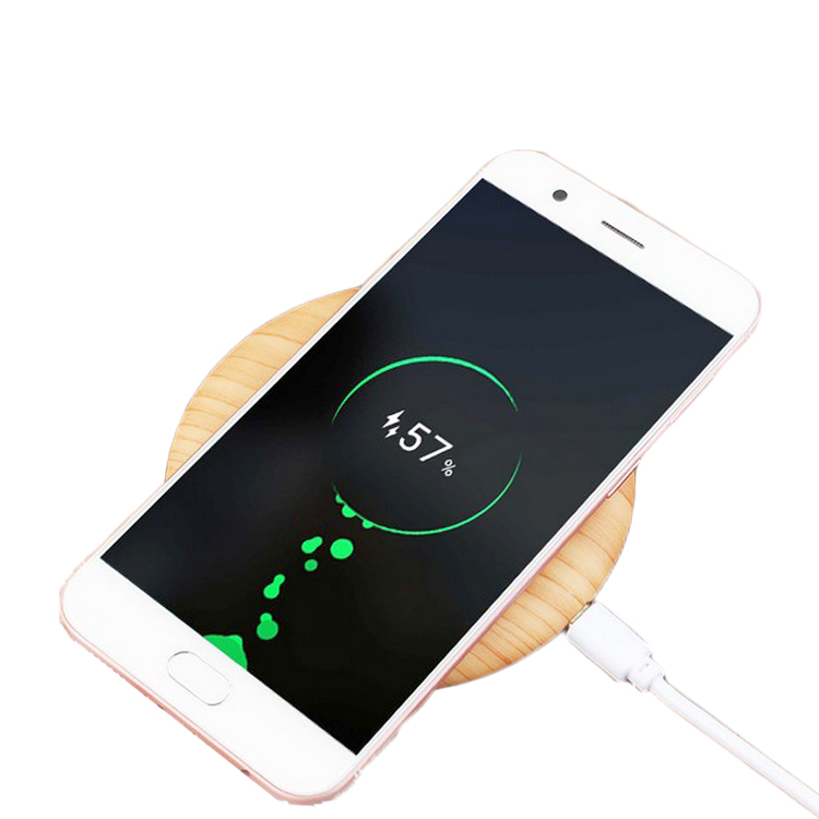 Bamboo Style Wireless Charger Pad 4