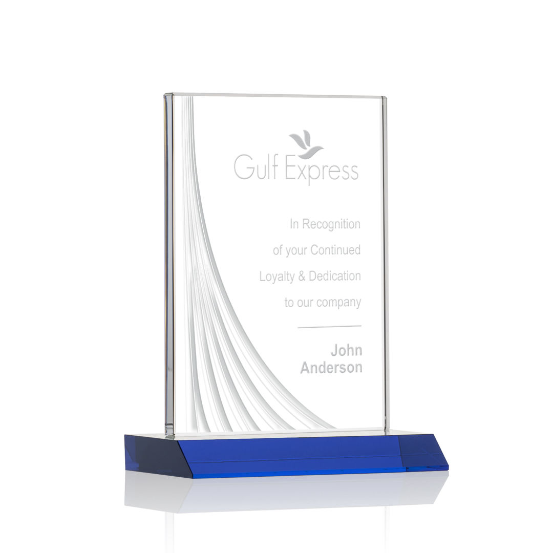 Leighton Liquid Crystal™  Award - Blue 12