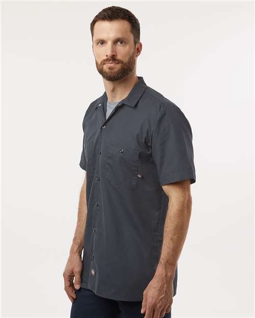 Men's Tall Industrial Short Sleeve Work Shirt - S535T 22