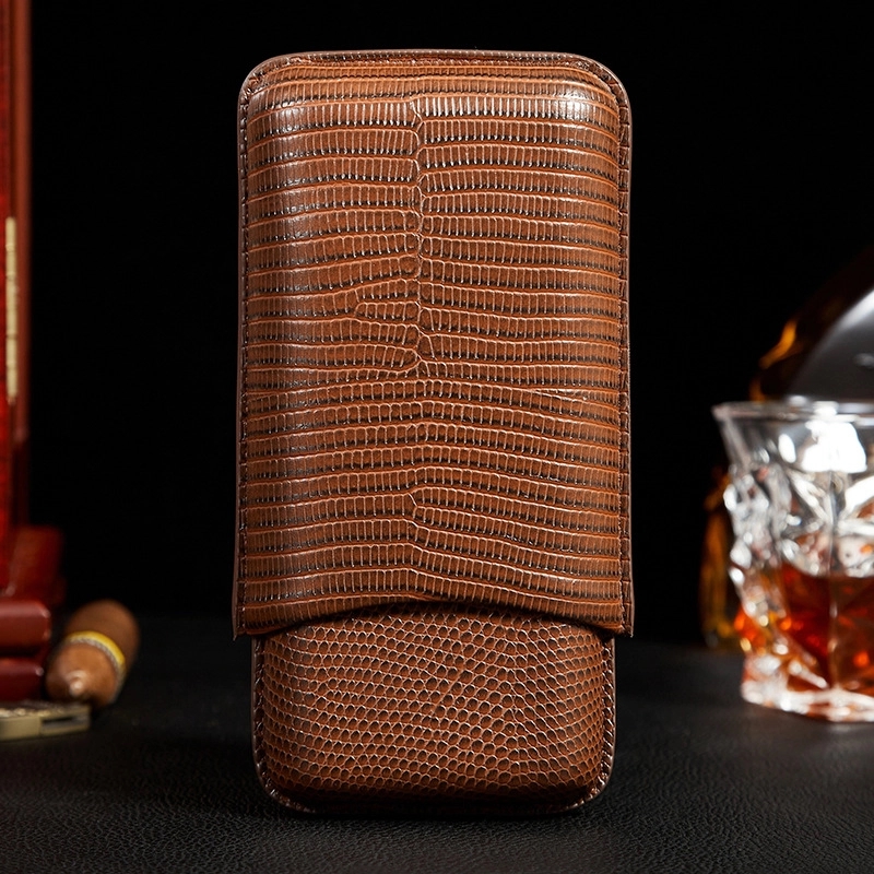 Custom Leatherette Cigar Case Gifts For Men 5