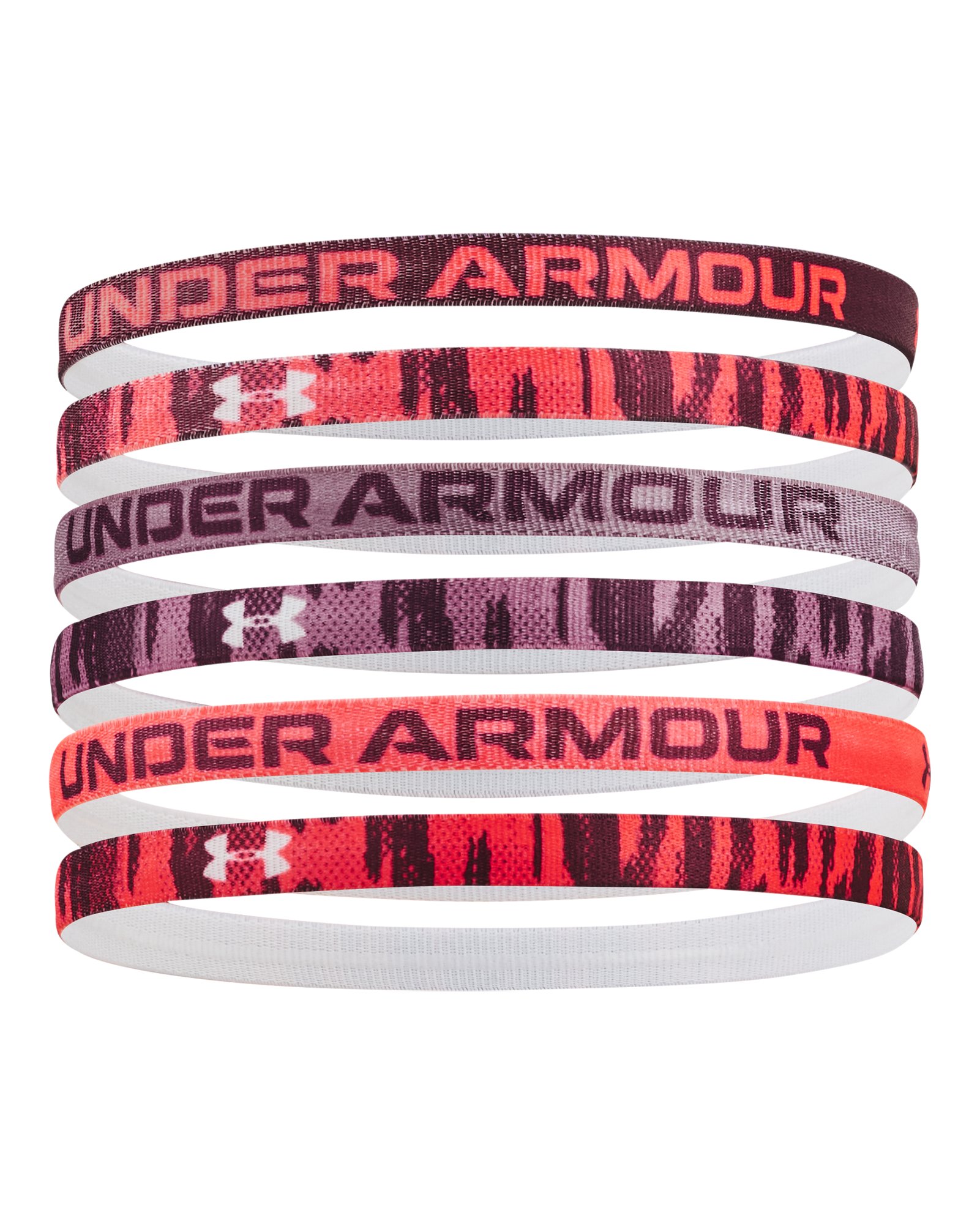 UA Graphic Girls' 6 Pack Headbands 18