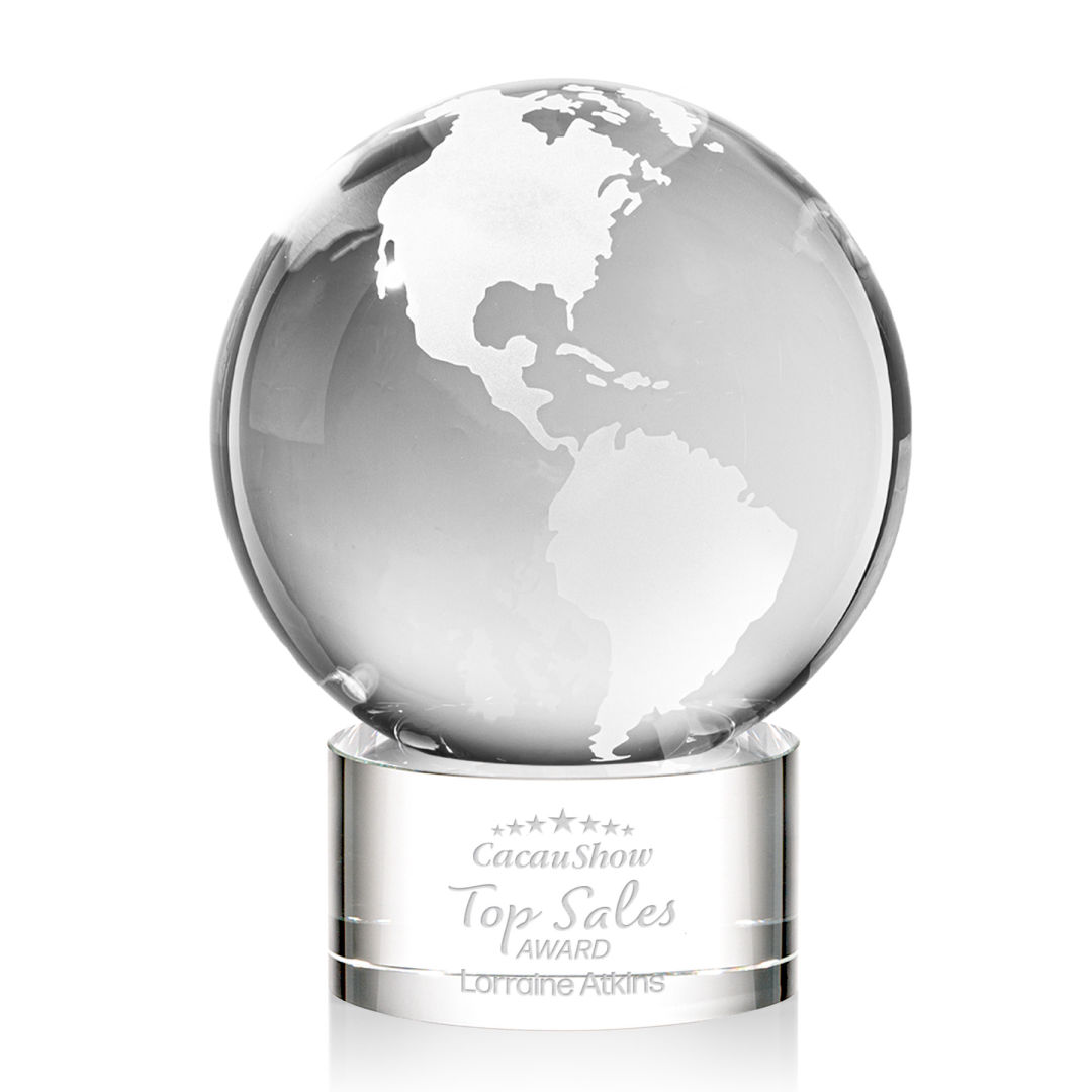 Globe Award on Marvel Base - Clear 4
