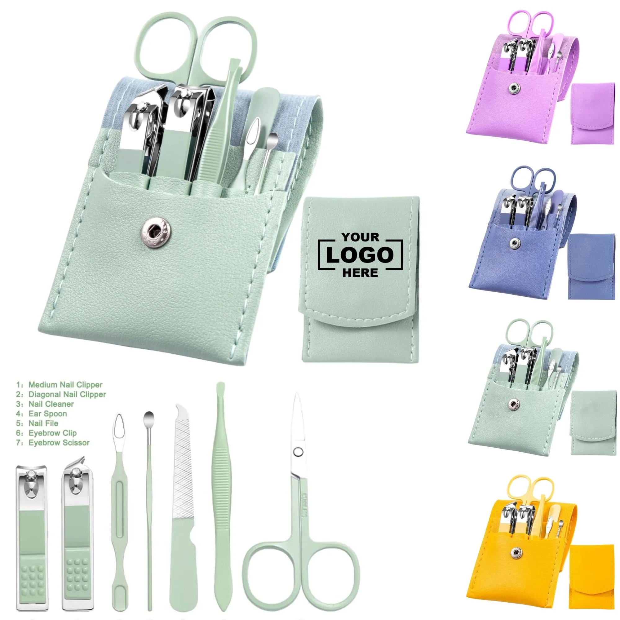 Portable 7 Piece Manicure Set