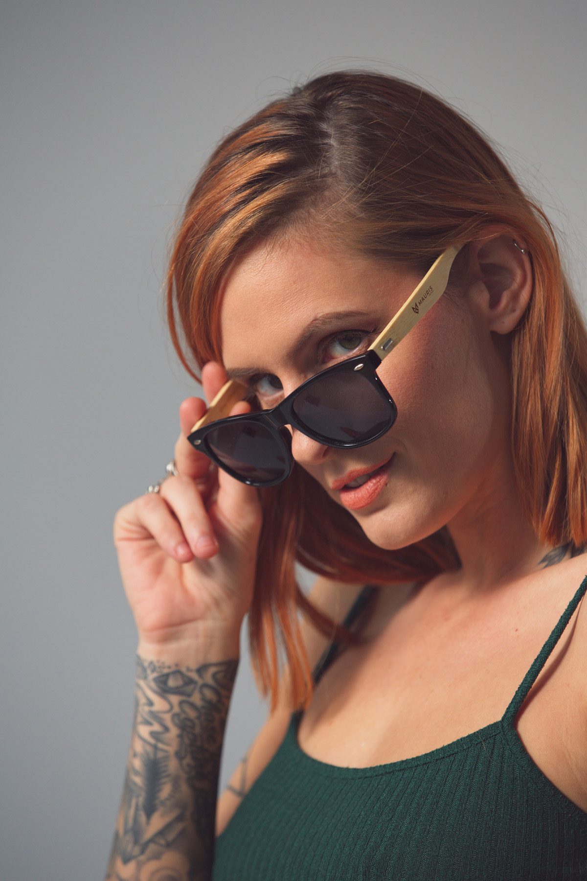 Bamboo Recycled Polycarbonate UV400 Sunglasses 10