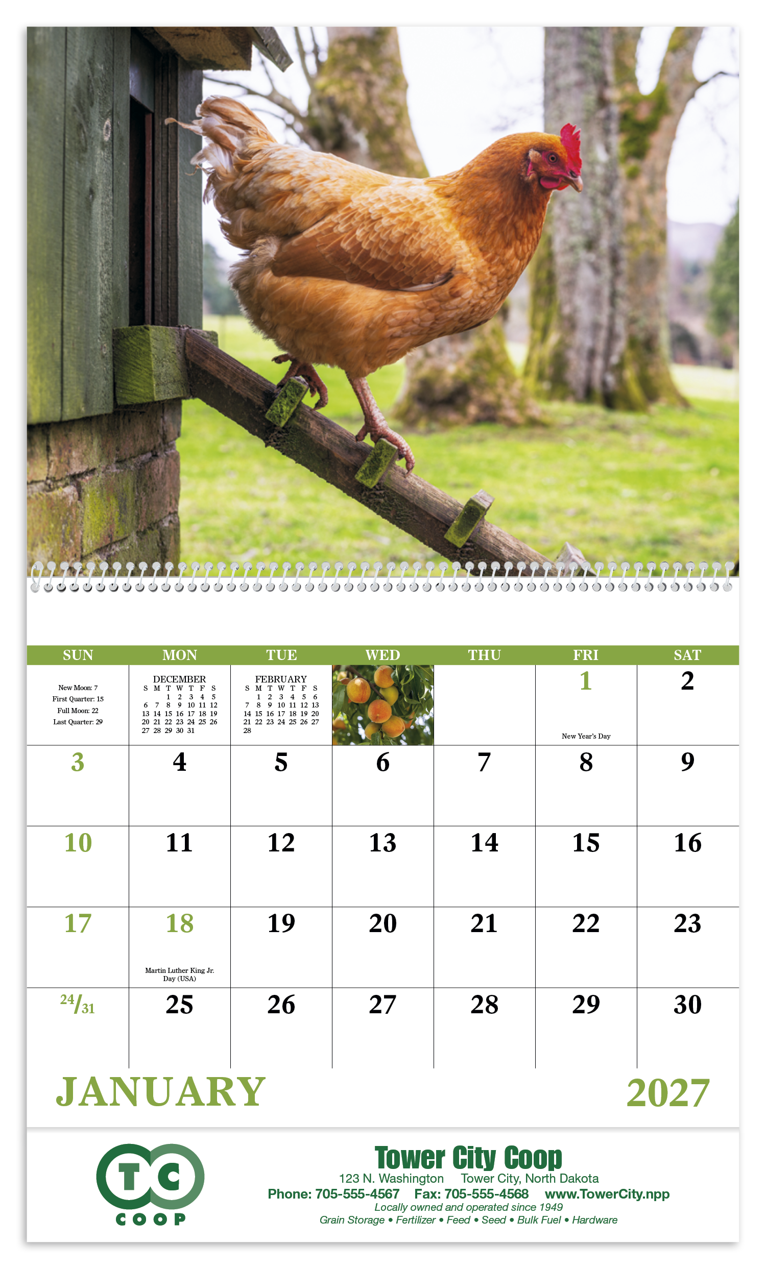Good Value™ Agriculture - Spiral Calendar 48