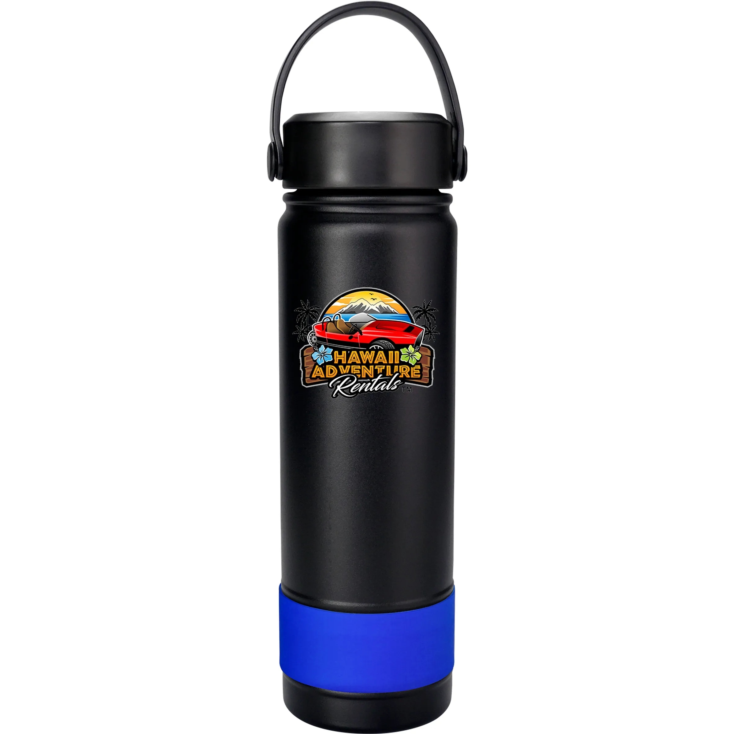 Metal Top 24 oz. Colorful Banded Bottle 2