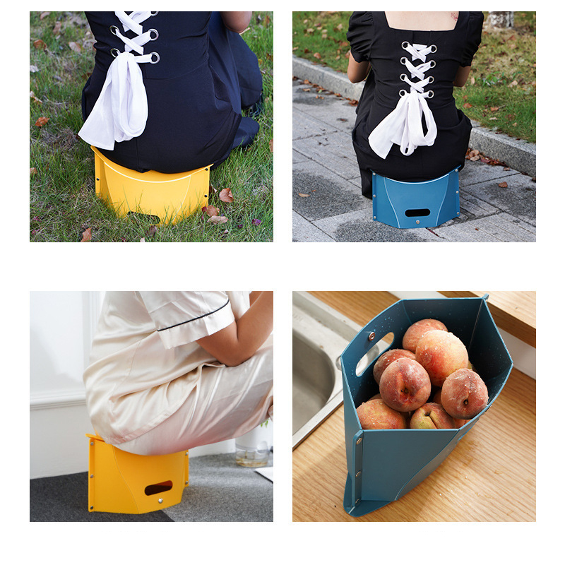 2 in 1 Portable Folding Stool for Camping Fishing 19