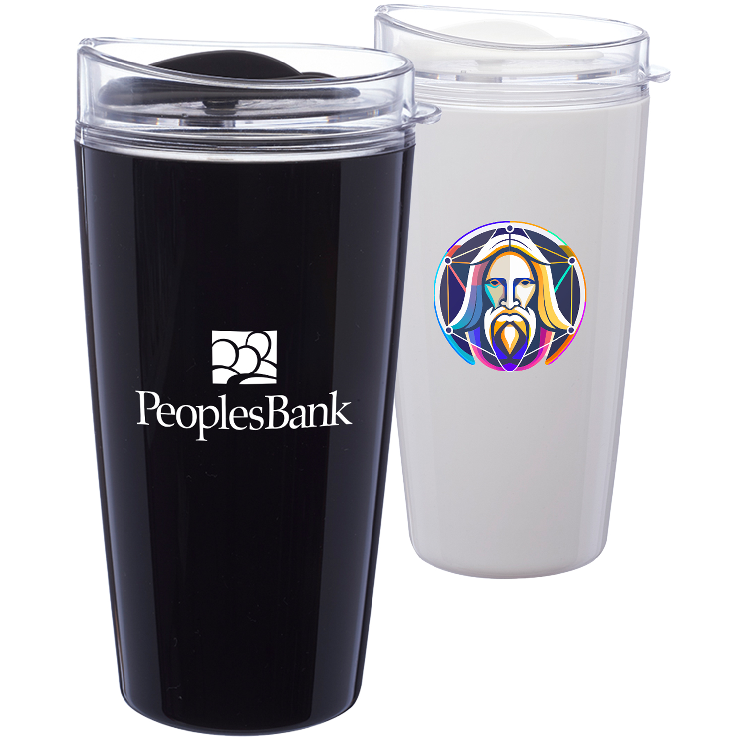 16 oz. Verano Plastic Coffee Tumblers w/ Custom Imprint 2