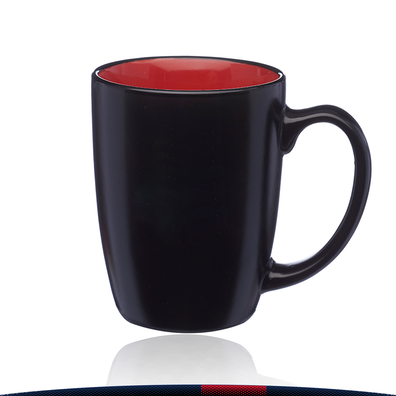 12 oz. Earthen Two Tone Coffee Mugs 6