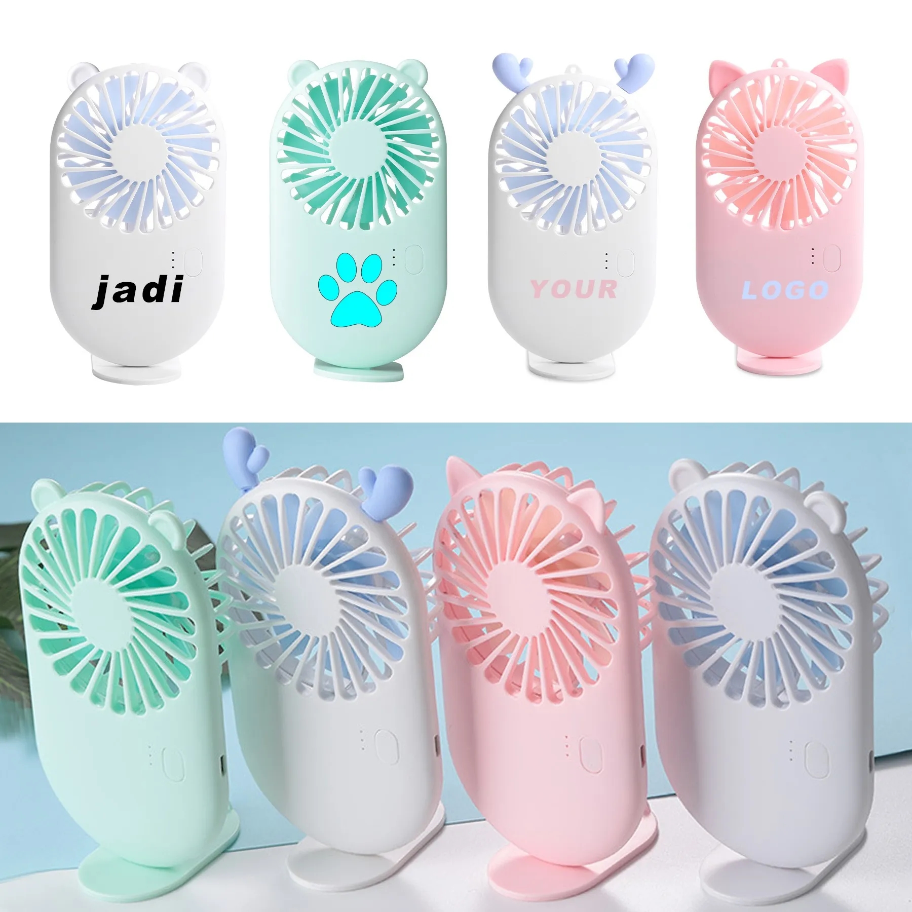 Rechargeable Portable Handheld USB Fan 3