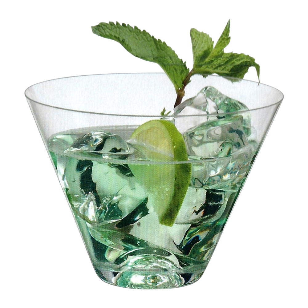 12oz. Drink Master Stemless Martini Glass 4