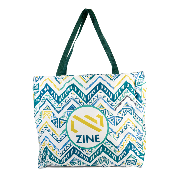 Large Full Side Gusset Tote (16"H x 18"W x 7"D) 2