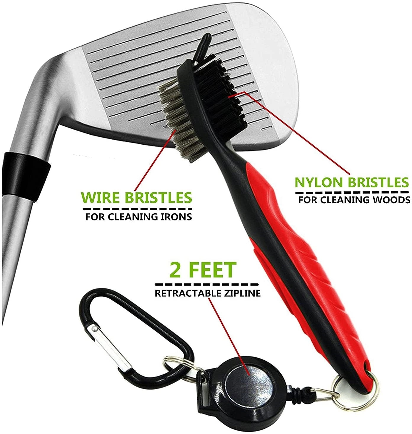 Golf Brush and Club Groove Cleaner 2
