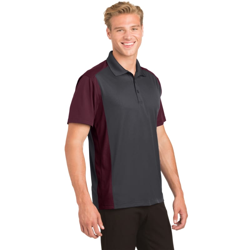 Sport-Tek Colorblock Micropique Sport-Wick Polo. 27