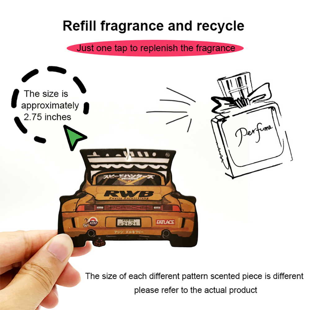 Custom Shape Perfume Car Air Freshener 9