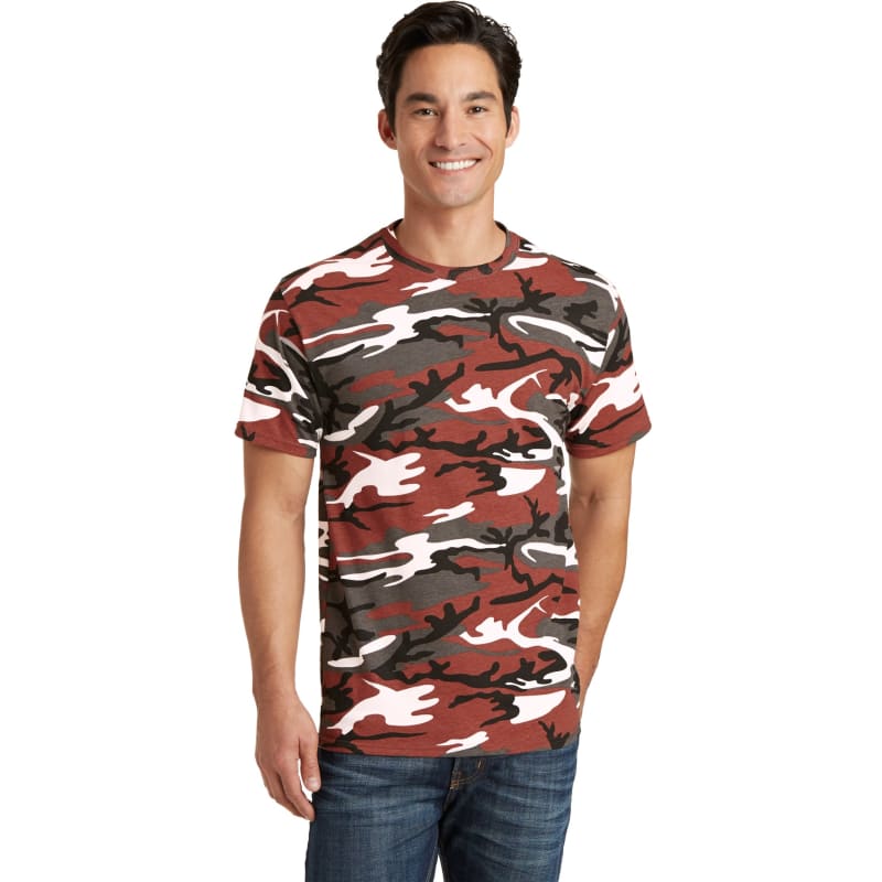Port & Company Core Cotton Camo Tee. 14