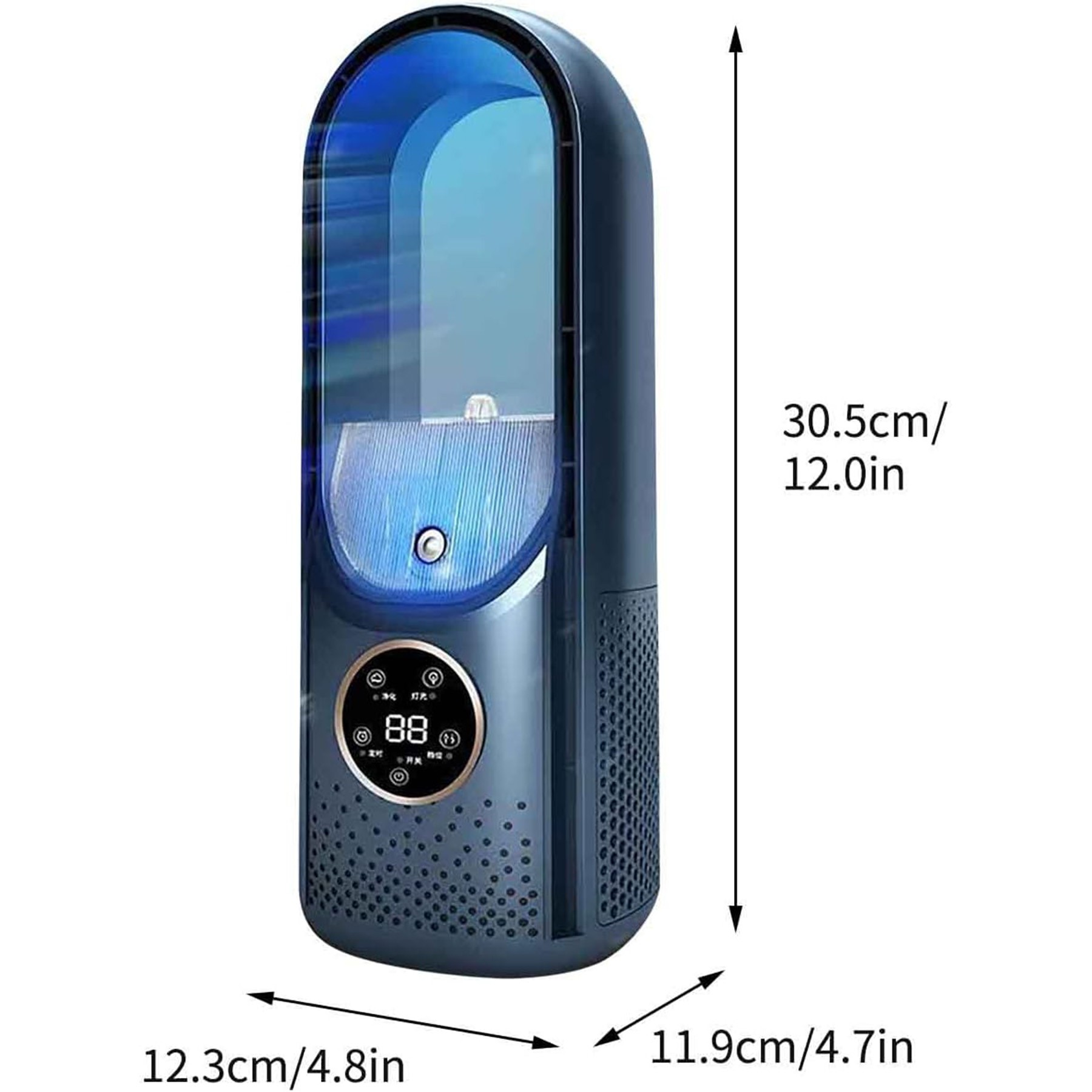 Gardens Bladeless Portable Misting Fan 2