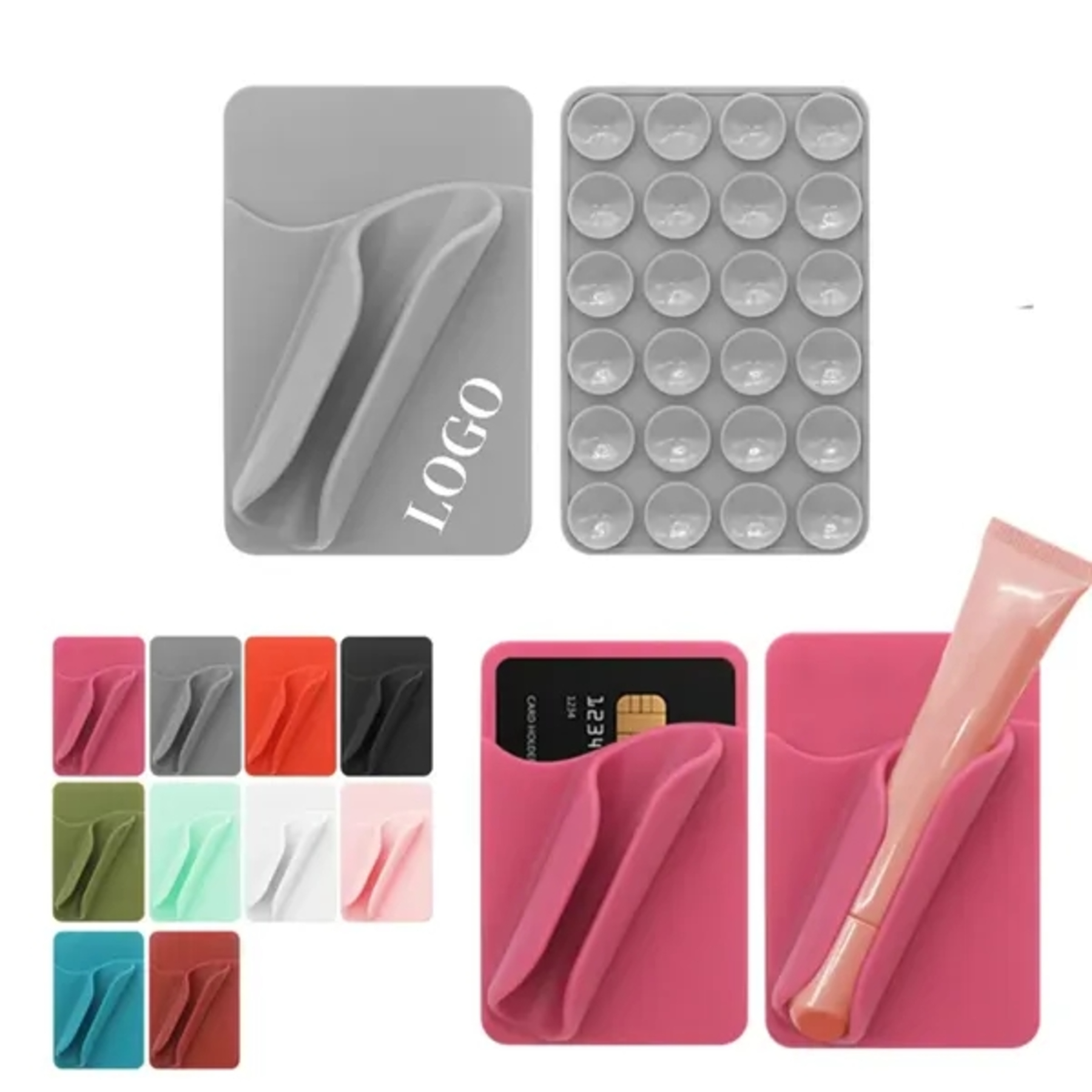 Lip Gloss Adhesive Sleeve Phone Holder 2
