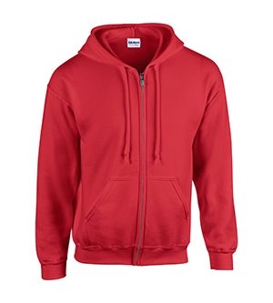 Embroidered G18600 50/50 Colored Full-Zip Hooded Sweatshirt, custom hoodie or sweatshirt with logo imprint 2
