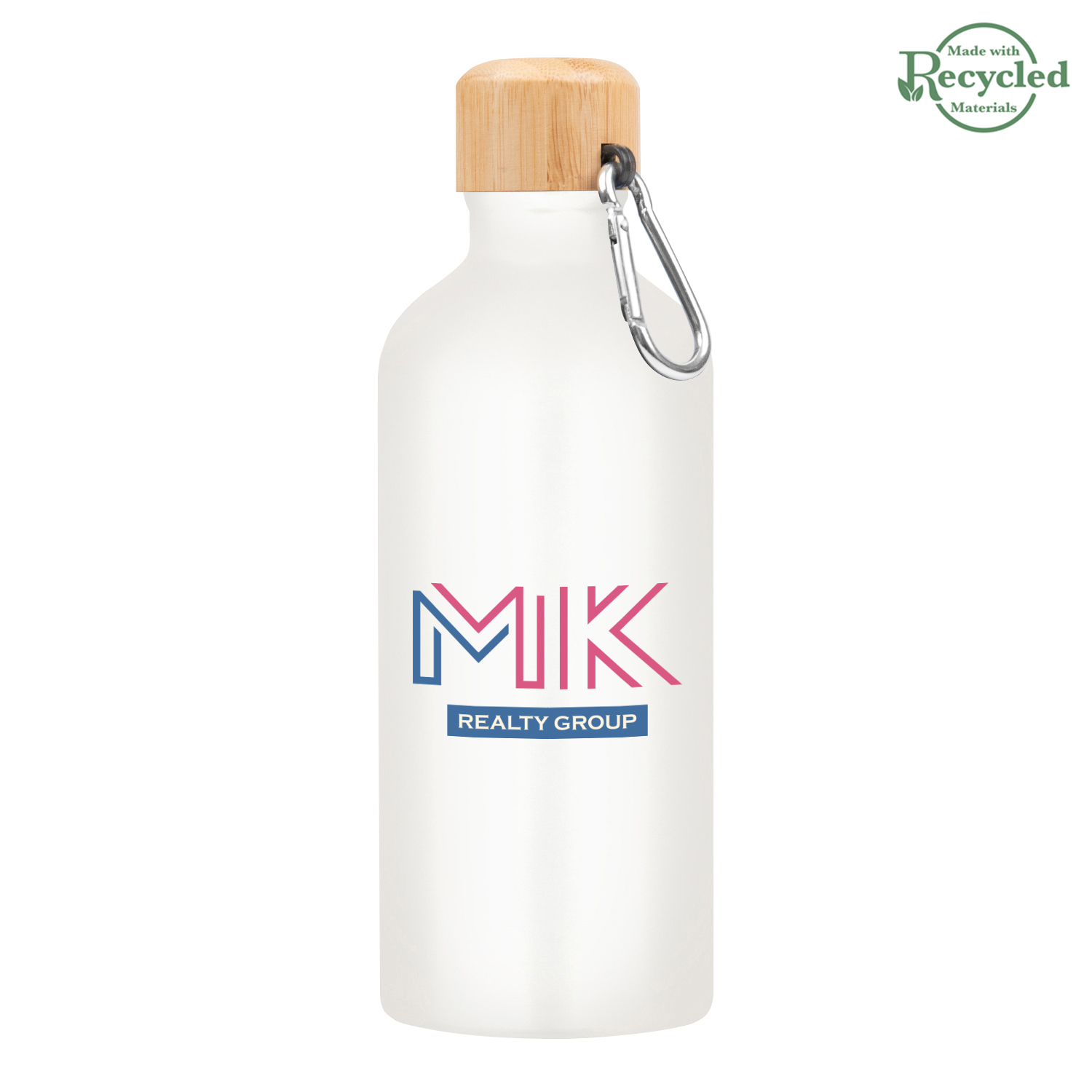 20 Oz. Aluminum Tundra Bike Bottle With Bamboo Lid 3