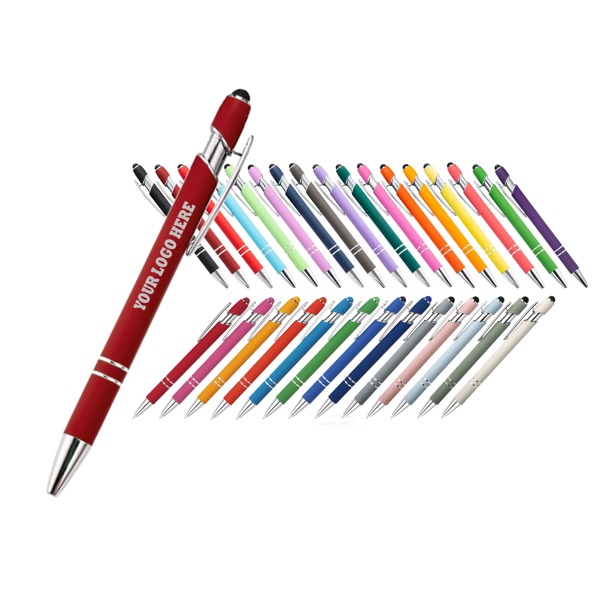 Retractable Ballpoint Pen with Stylus tip 2