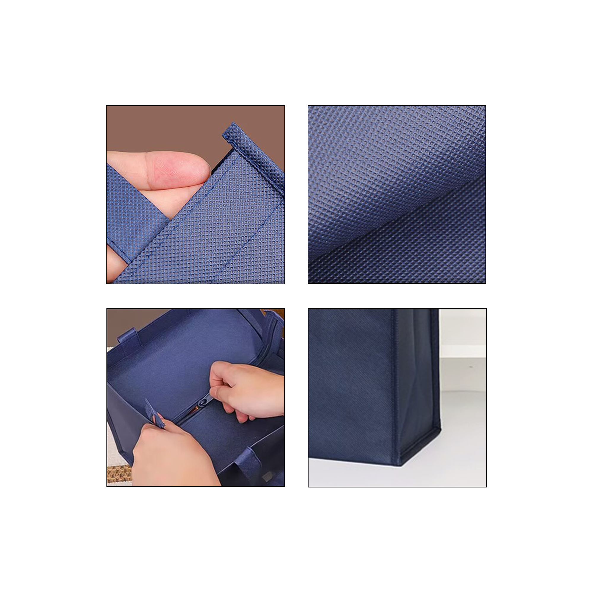 Non Woven Large Zipped Shopping Bag 2