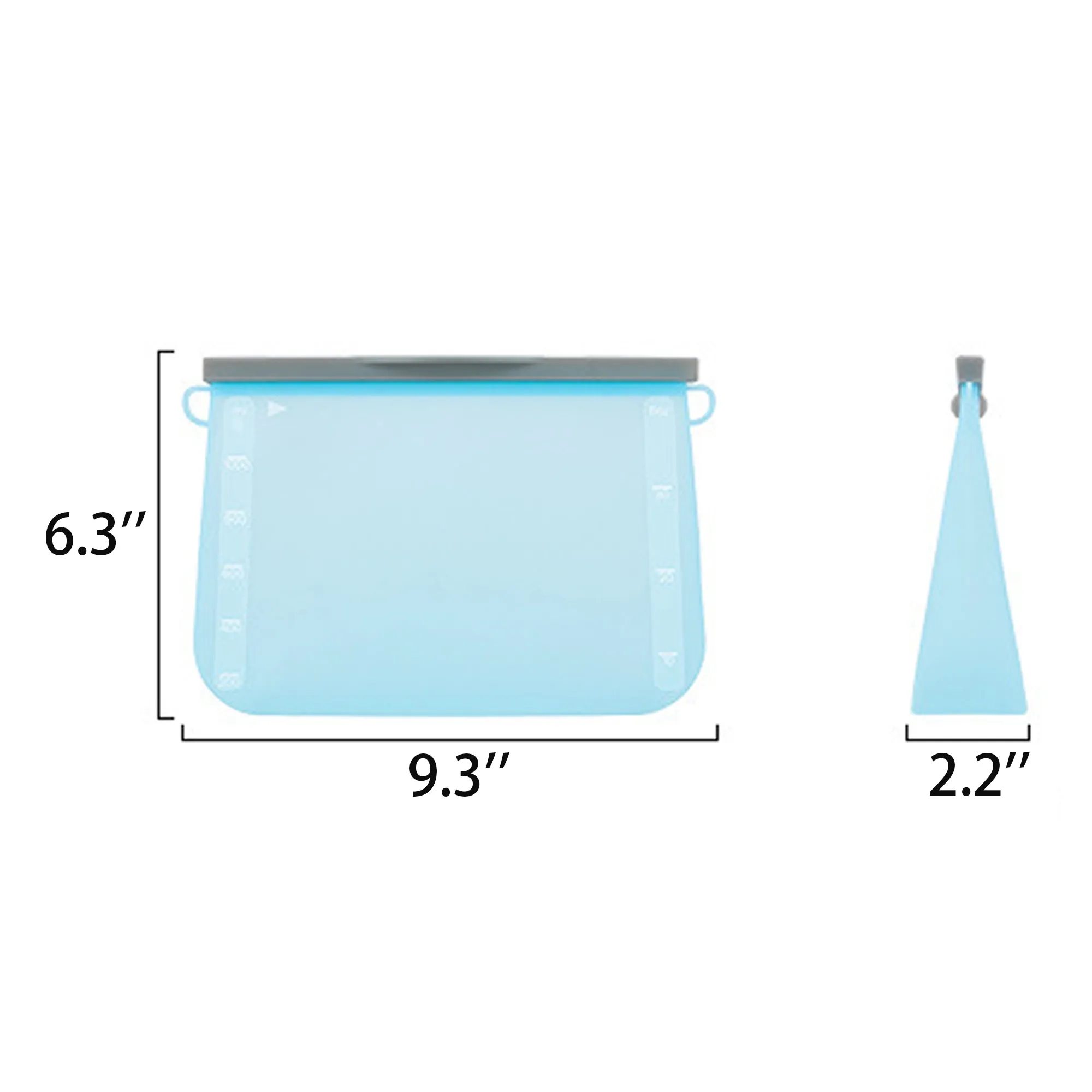 Reusable Silicone Food Bag Storage 5