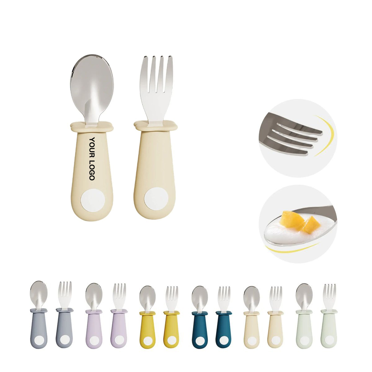 Silicone Baby Tableware Set for Toddlers 8