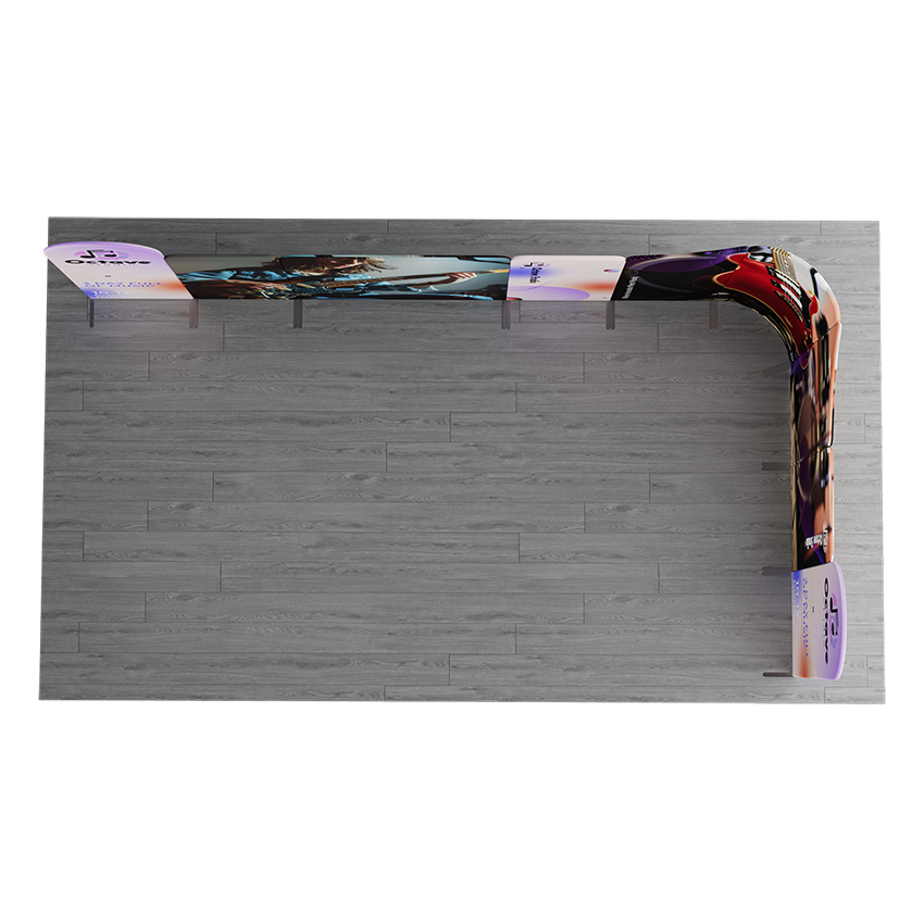 NEW MagLock 10'x20' Booth Fabric Display Kit A 5