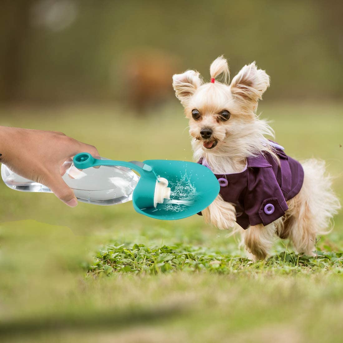 20OZ Portable Pet Water Dispenser Feeder Container 2